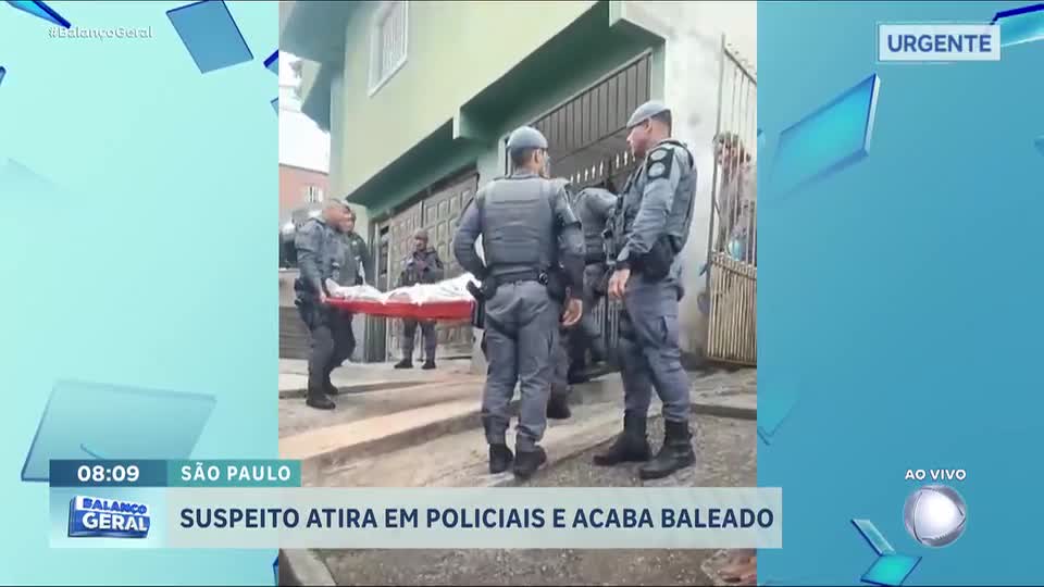 Suspeito é baleado durante confronto com a polícia com Cotia (SP)