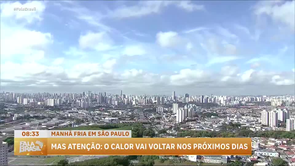 São Paulo enfrenta variação climática com frio e calor na mesma semana
