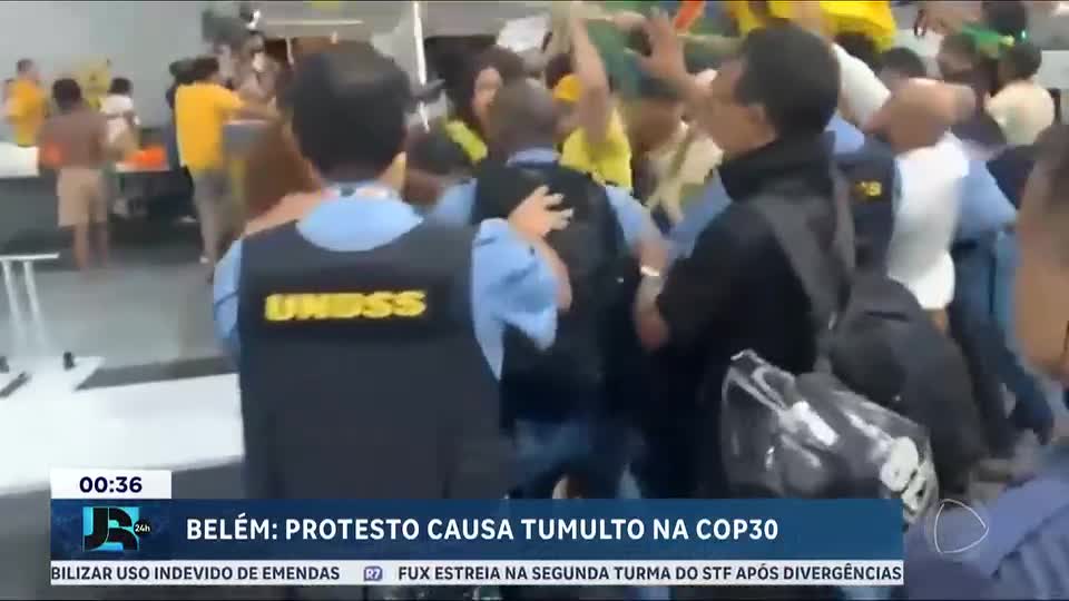 Belém: protestos na COP30 causam confusão e confronto
