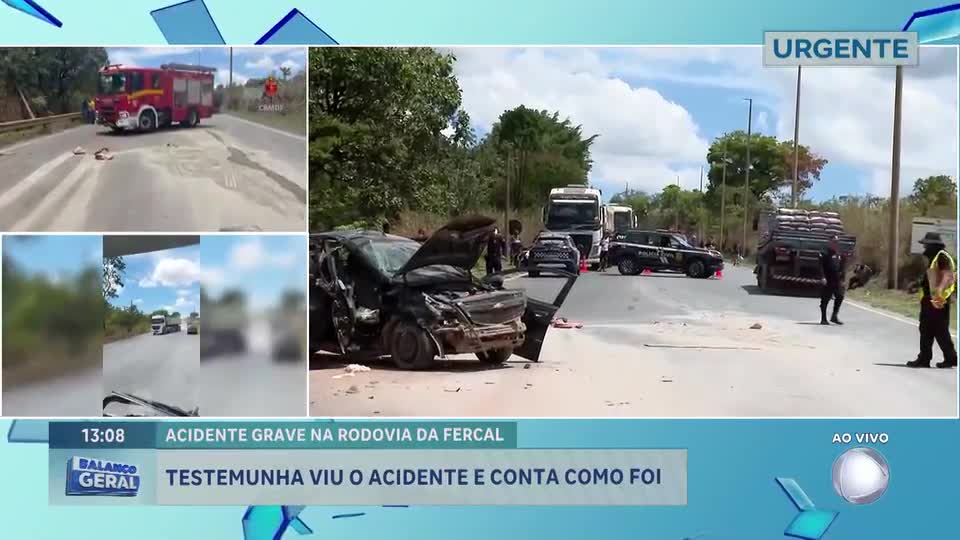 Acidente na DF-150, próximo à Fercal, deixa duas vítimas em estado grave