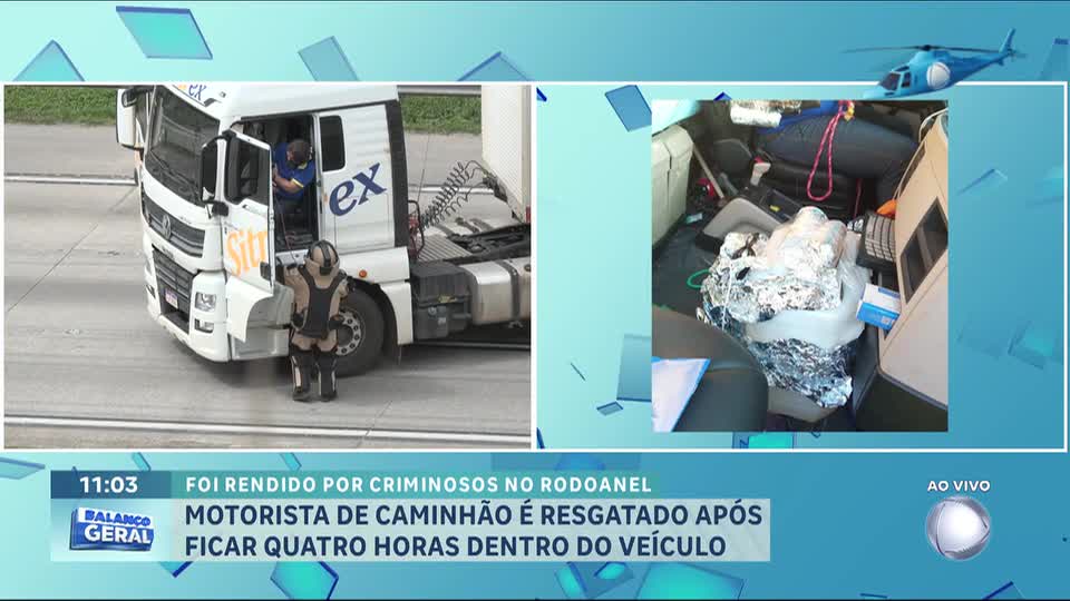 Artefato amarrado em caminhão no Rodoanel não era bomba