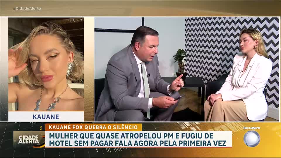 Exclusivo: mulher que atropelou portão de motel explica o que aconteceu