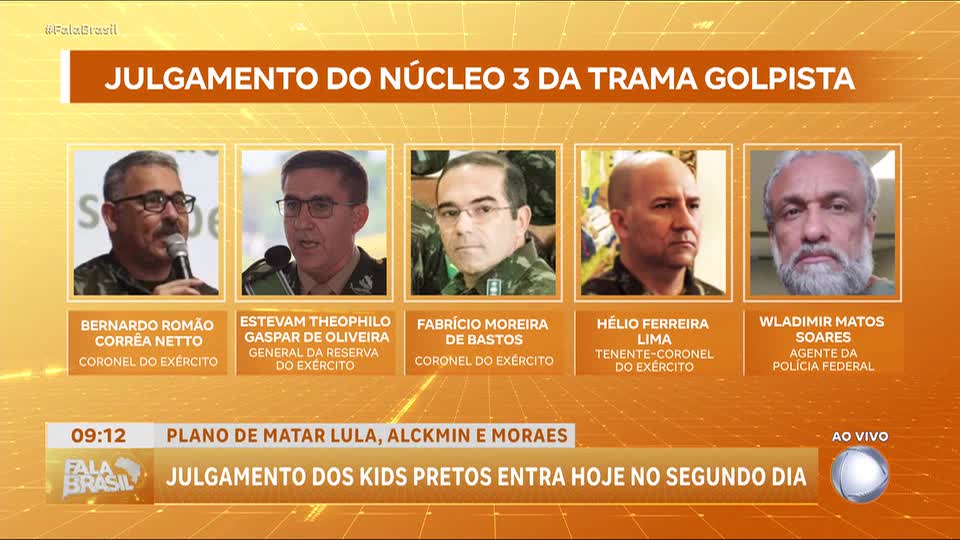 Julgamento de acusados por golpe de Estado entra no segundo dia