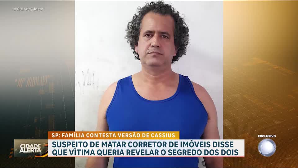 Suspeito de matar corretor de imóveis diz que tinha relacionamento com a vítima; família contesta