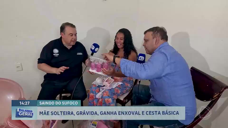 Saindo do Sufoco leva alimentos e monta enxoval de mãe grávida em São Sebastião (DF)