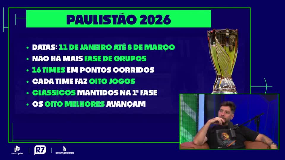 Campeonato Paulista 2026 terá novo formato de disputa; veja como será