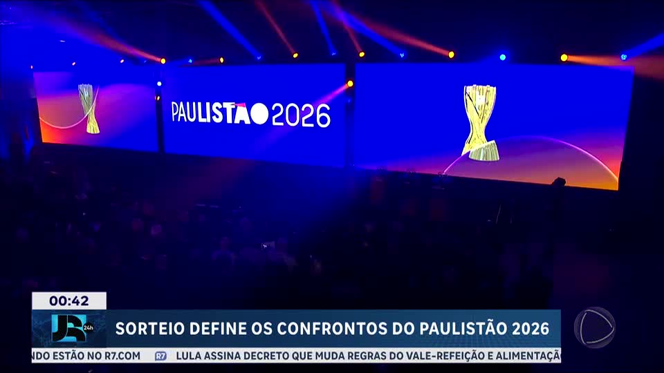 Sorteio define confrontos do Paulistão 2026
