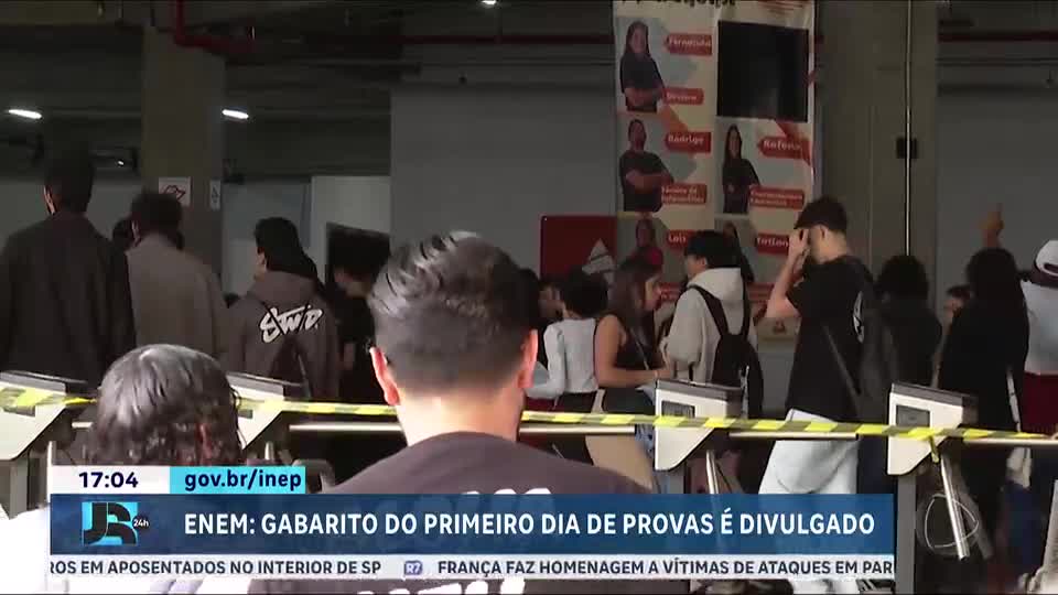 Gabarito do primeiro dia de provas do Enem é divulgado