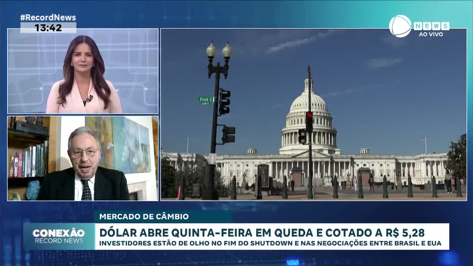 Dólar abre quinta-feira em queda e cotado a R$ 5,28