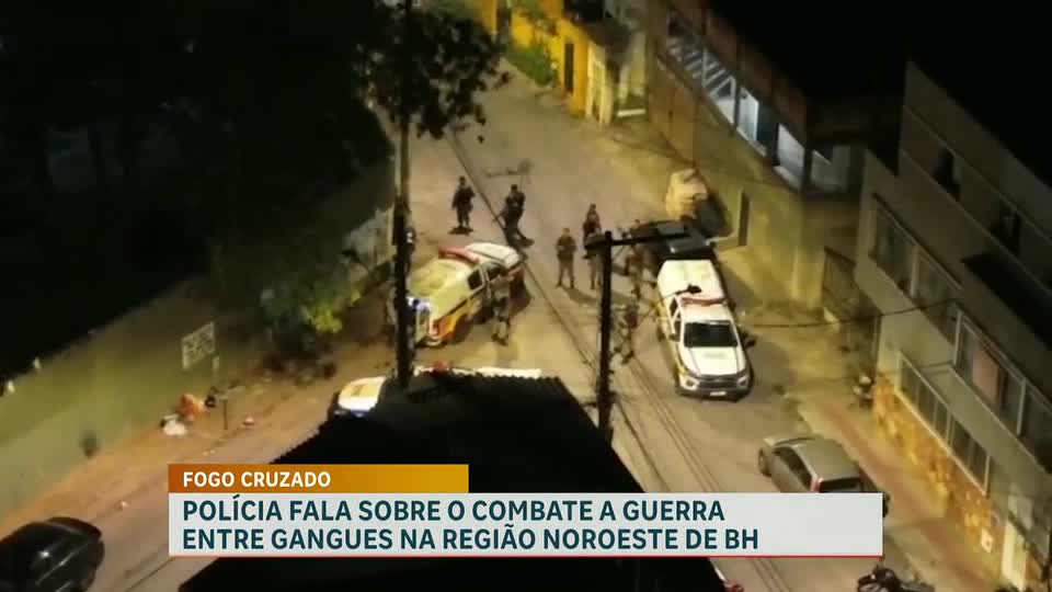 Polícia fala sobre o combate a guerra entre gangues na região noroeste de BH