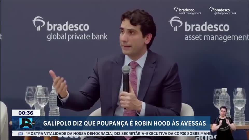 Gabriel Galípolo diz que queda histórica da poupança é sinal de ‘mudança de comportamento’