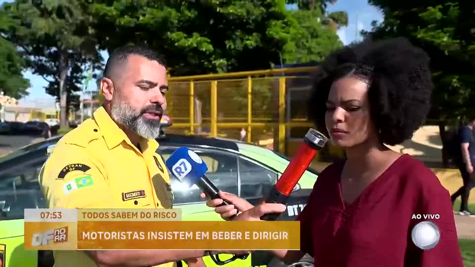 Detran multou 24 mil motoristas bêbados este ano no DF
