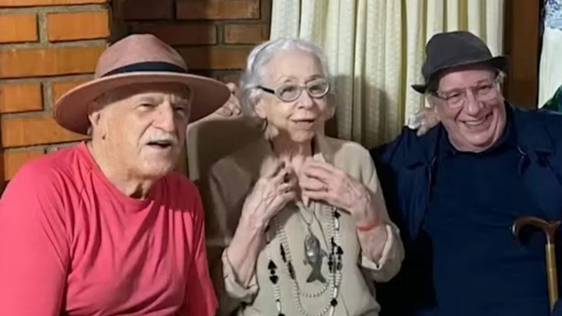 90 anos de amizade: Fernanda Montenegro reencontra Ary Fontoura e Marco Nanini