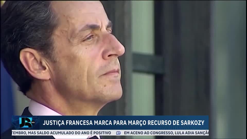 Recurso de Nicolas Sarkozy será julgado em 2026