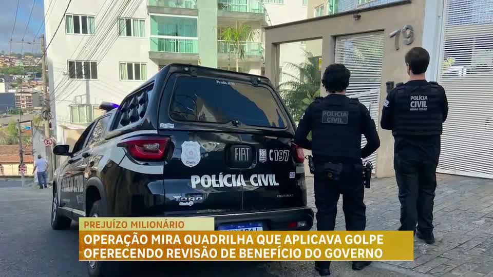 Operação desarticula esquema de golpes em idosos em Minas Gerais e São Paulo