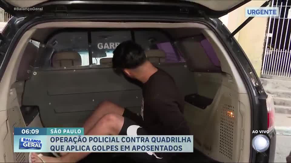 Operação policial prende quadrilha que aplicava golpes financeiros em aposentados no interior de SP