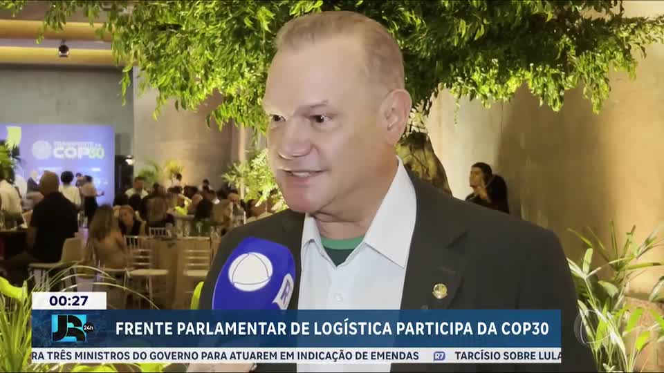Senador Wellington Fagundes apresenta iniciativas de logística durante a COP30