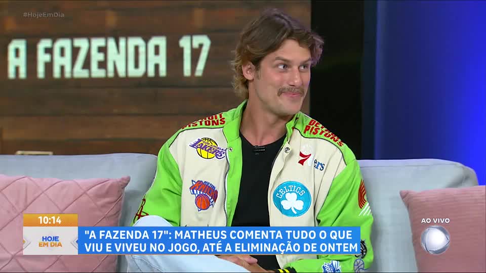 Eliminado de A Fazenda 17, Matheus Martins comenta trajetória no programa