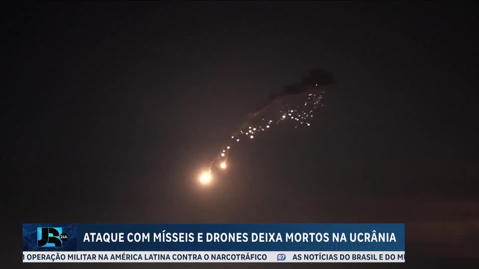 Ataque com mísseis e drones deixa seis mortos na Ucrânia
