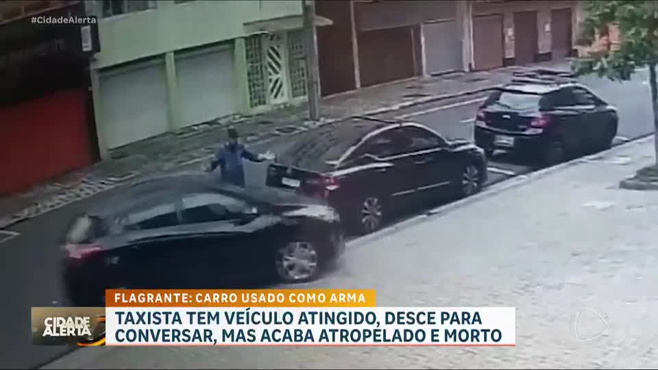 Taxista morre após ser atropelado de propósito durante briga de trânsito
