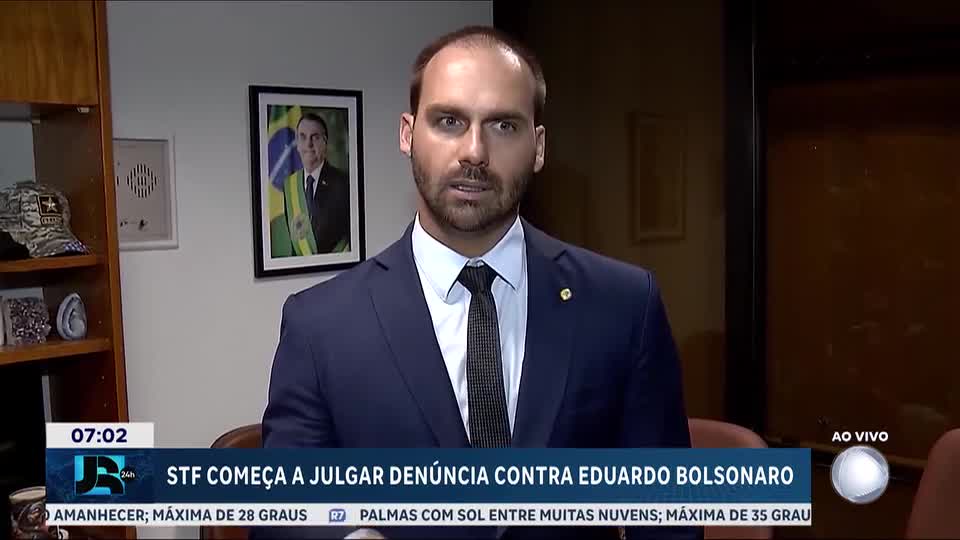 STF julga denúncia contra Eduardo Bolsonaro por interferência externa