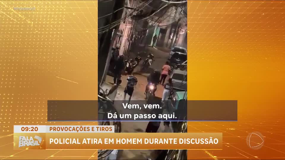 Homem é baleado por policial durante discussão