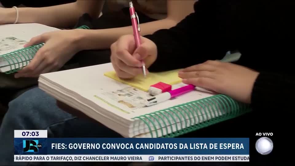 Ministério da Educação convoca candidatos para vagas remanescentes do FIES