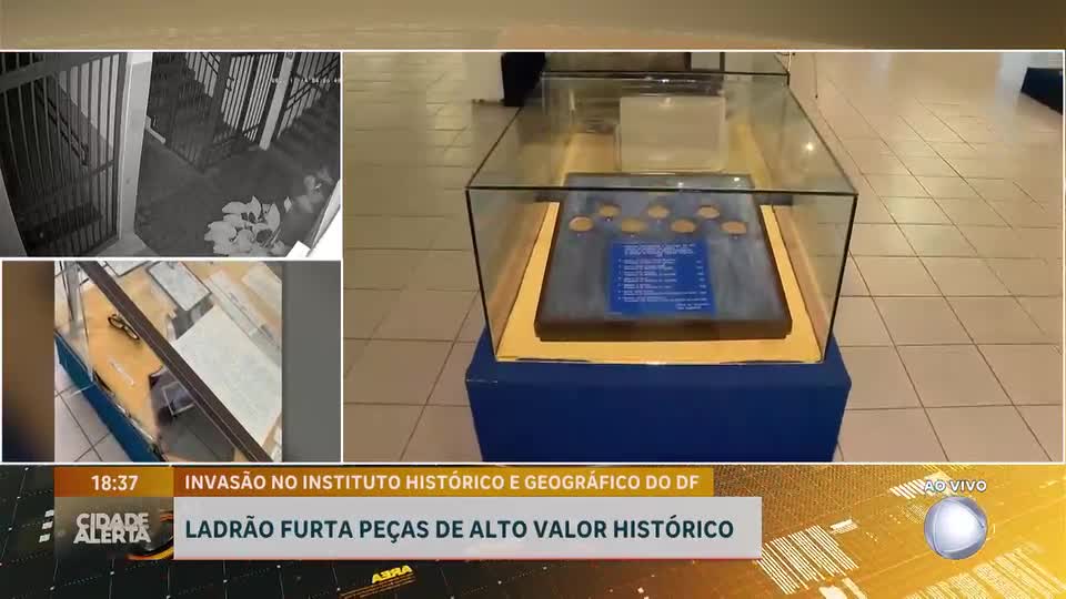Instituto Histórico e Geográfico do DF sofre dois furtos seguidos e perde peças raras