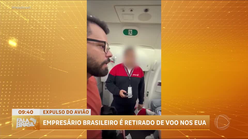 Empresário é retirado de voo nos EUA após cancelamento inesperado de bilhete