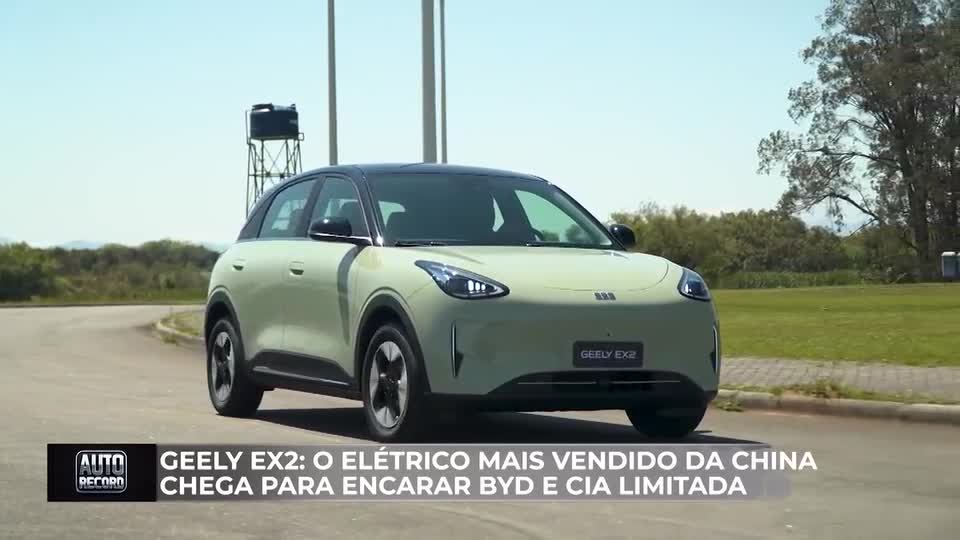 Novo Geely EX2 chega ao Brasil como carro elétrico mais vendido da China