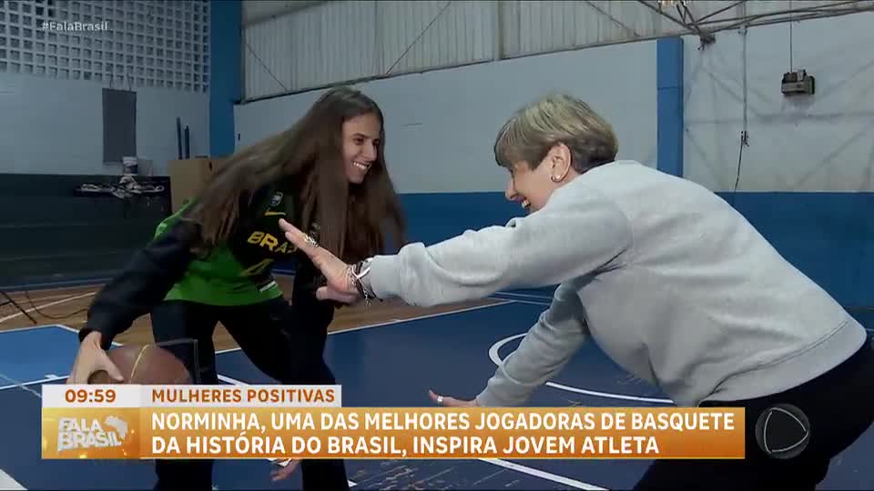 Mulheres Positivas: Jovem promessa do basquete brasileiro recebe dicas da ex-jogadora Norminha