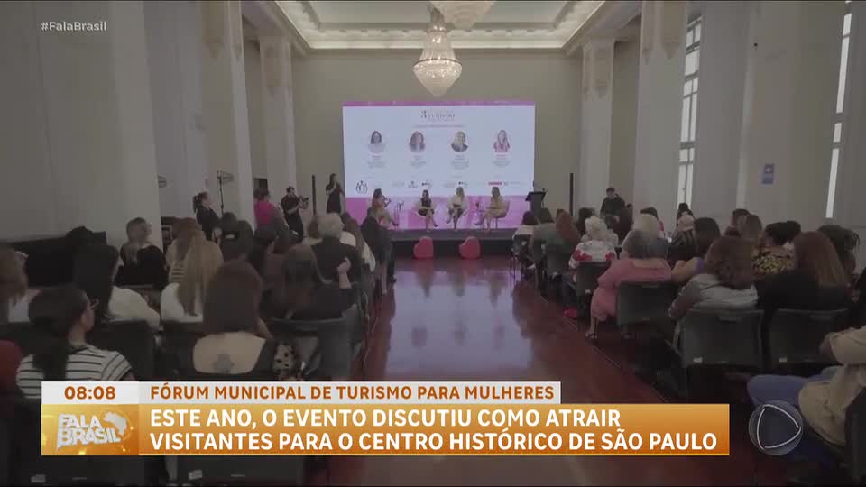 Fórum Municipal de Turismo para Mulheres impulsiona desenvolvimento no Centro Histórico de São Paulo