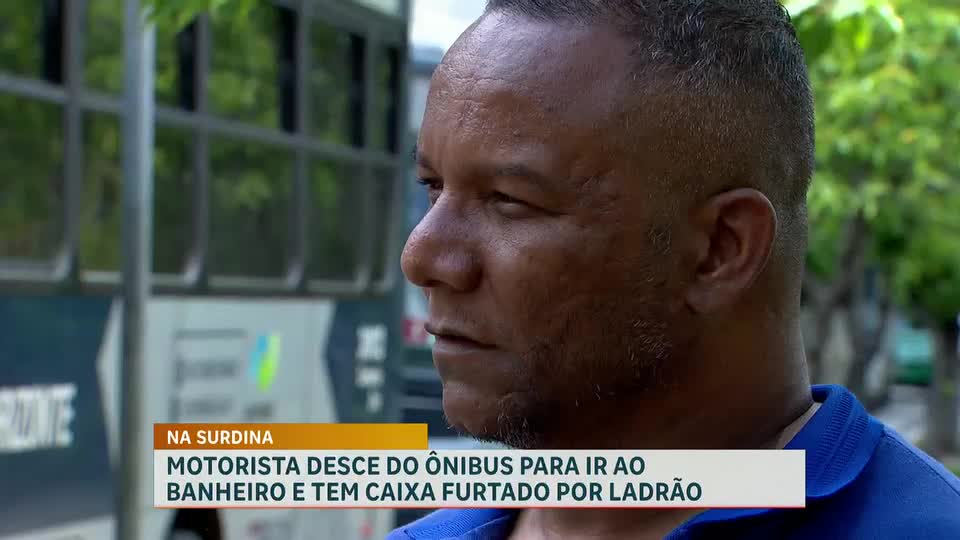 Flagrante: homem invade ônibus e furta dinheiro dentro do coletivo em BH
