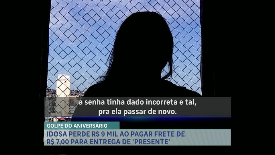 Golpe do Aniversário: idosa perde R$ 9 mil após ser enganada