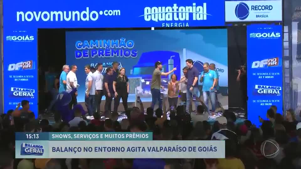 Shows, serviços e prêmios marcam edição do Balanço no Entorno em Valparaíso de Goiás