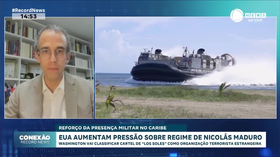 EUA aumentam pressão sobre regime de Nicolás Maduro e reforçam presença militar no Caribe