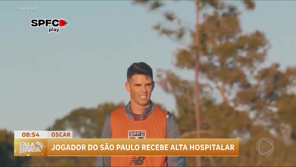 Oscar, do São Paulo, recebe alta após apresentar problema cardíaco