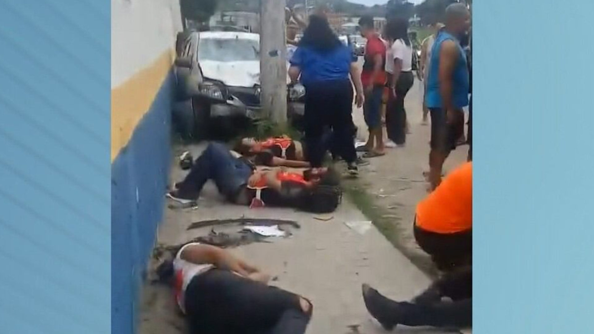 Oito pessoas são atropeladas por carro desgovernado em São Gonçalo (RJ)