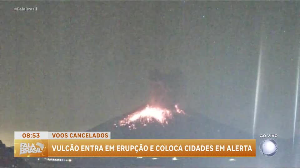 Vulcão entra em erupção no Japão e coloca cidades em alerta