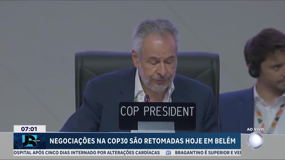 COP30 retoma discussões em Belém, mas dificuldade de consenso continua