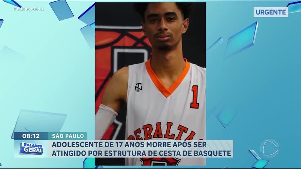 Jovem de 17 anos morre atingido por estrutura de cesta de basquete em São Paulo