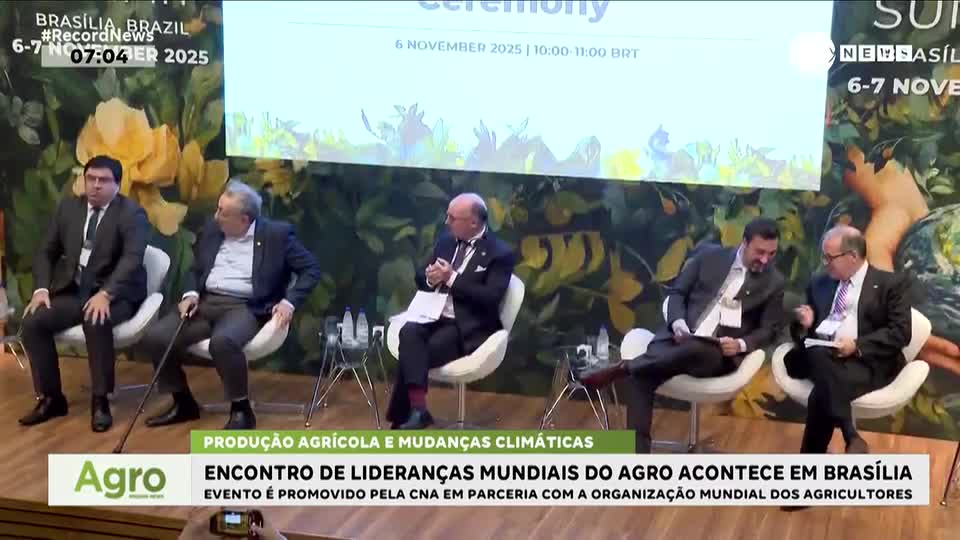 Lideranças do agronegócio mundial discutem mudanças climáticas e sustentabilidade em Brasília