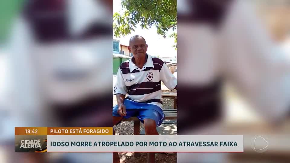 Idoso morre atropelado por moto ao atravessar faixa de pedestres em Ceilândia (DF)