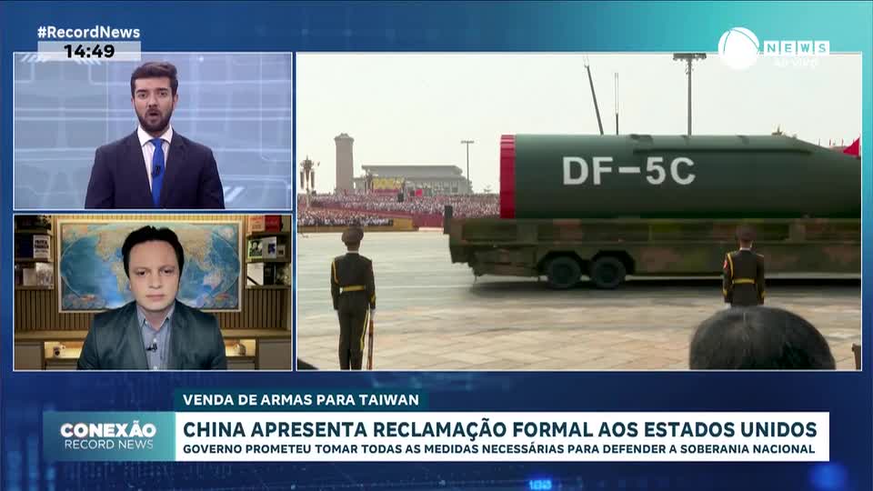 China apresenta reclamação formal aos Estados Unidos