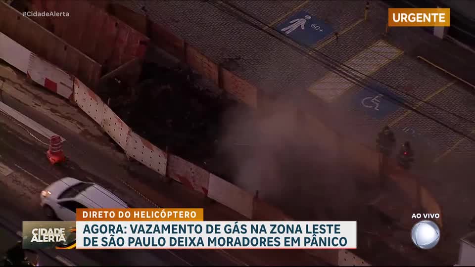 Vazamento de gás deixa moradores em pânico na zona leste de São Paulo