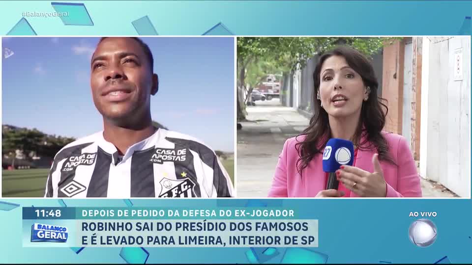 Robinho sai do 'presídio dos famosos' e é transferido para Limeira (SP)
