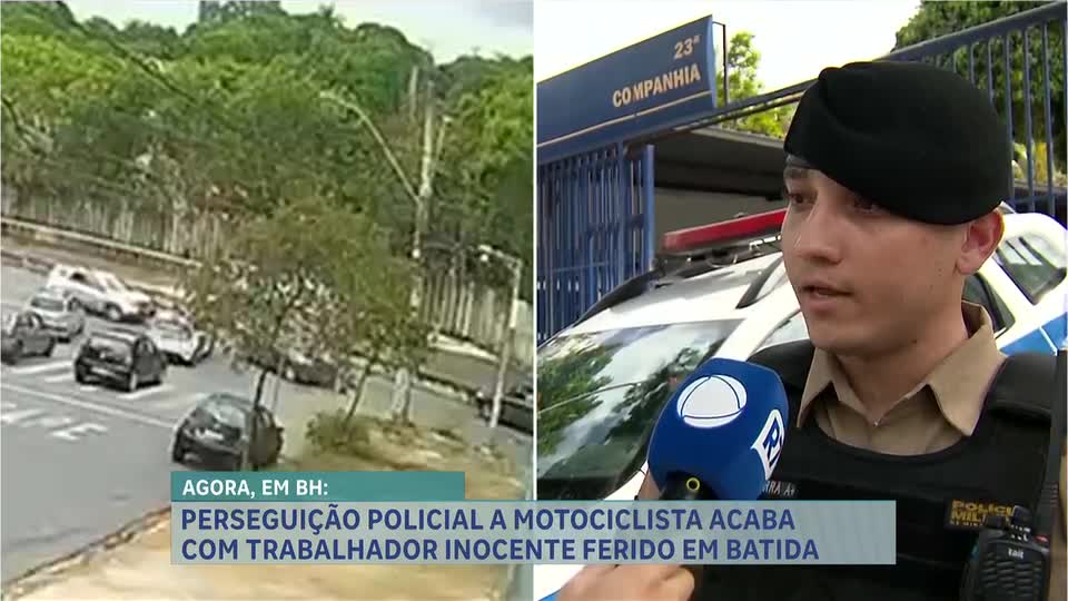 Perseguição policial resulta em acidente grave em Belo Horizonte