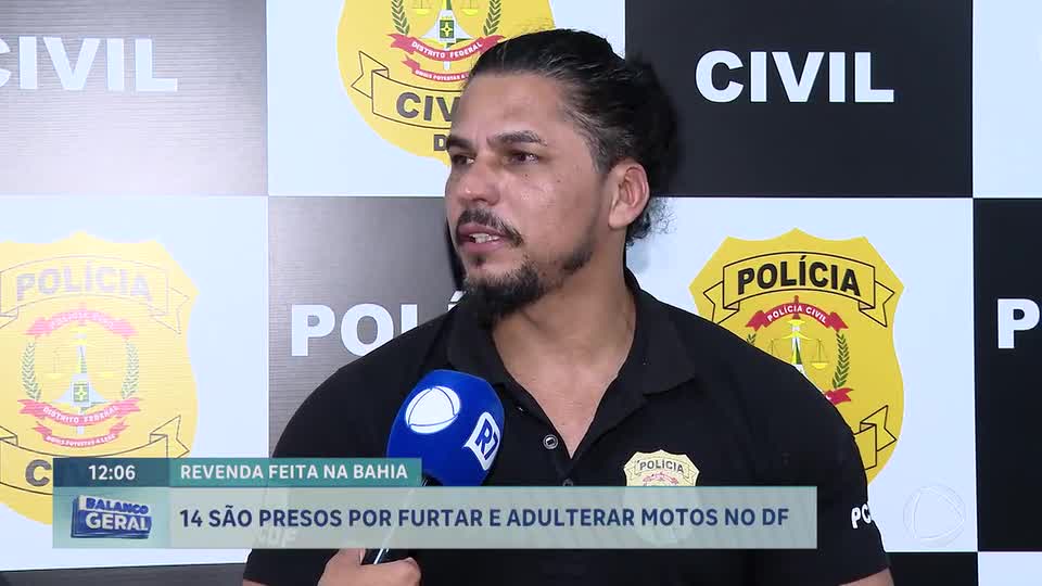 Operação da Polícia Civil resulta na prisão de 14 pessoas por furto de motocicletas