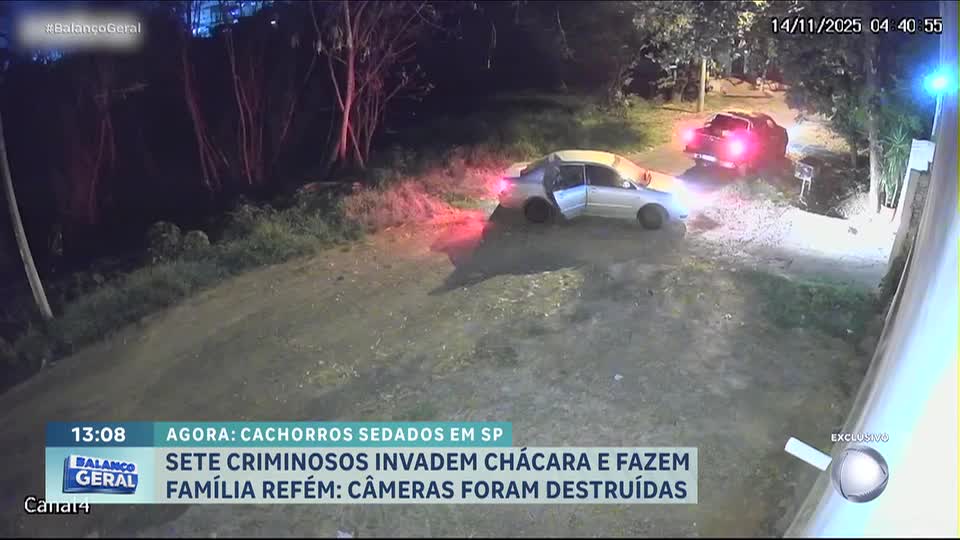 Família é feita refém dentro de casa durante assalto em Santa Bárbara d'Oeste (SP)