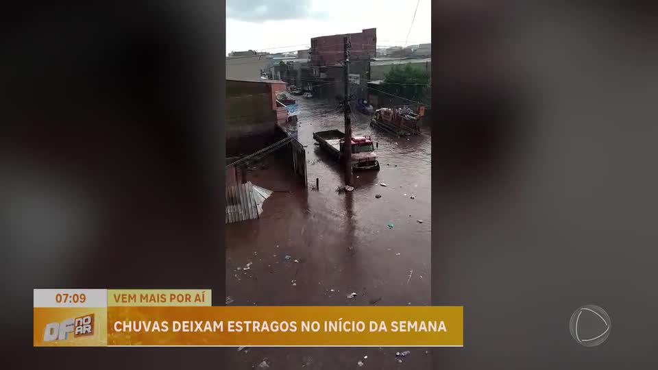Chuvas causam estragos no DF e Inmet prevê novas precipitações ao longo da semana